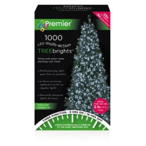 Weihnachtsbaumbeleuchtung Weihnachten 1000 Farben LED mit Timer Dekoration Innen Außen - Bild 1 von 1