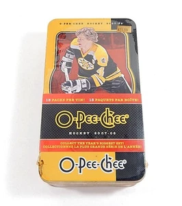 Caja de hojalata de hockey OPC 2007-08 O-PEE-CHEE (13 paquetes) sellada - Imagen 1 de 2