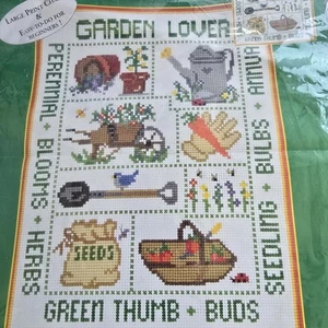 Candamar Garden Lover Cross Stitch Kit Floral DIY Needlework Embroidery #51423 - Picture 1 of 3