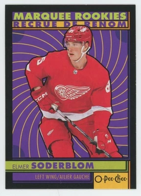 2022-23 O-PEE-CHEE Elmer Soderblom RC ROOKIE RETRO BLACK /100 - Image 1 of 2