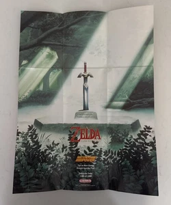 The Legend of Zelda: A Link to the Past - Nintendo Power - Poster Vintage SNES - Foto 1 di 8