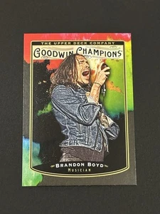 2019 Upper Deck Goodwin Champions Brandon Boyd Splash Of Color #115 Incubus (V) - Bild 1 von 2