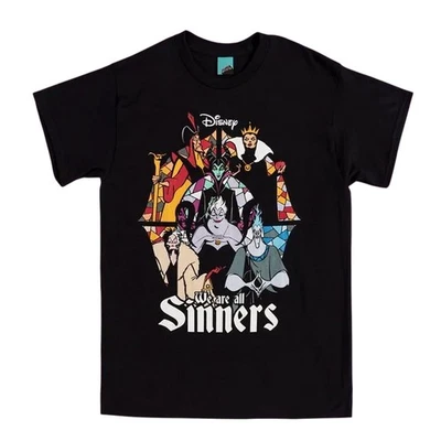 Disney Villains - Camiseta We Are All Sinners para Adultos Unisex - Imagen 1 de 3