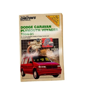 Chiltons Dodge Caravan Plymouth Voyager 1984-91 Repair Manual 7482 - Picture 1 of 5