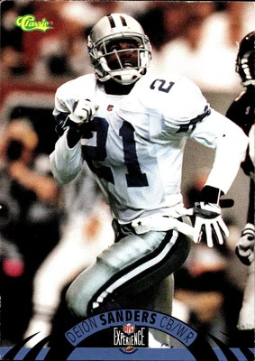 1996 Classic NFL Experience #80 Deion Sanders - Image 1 of 2