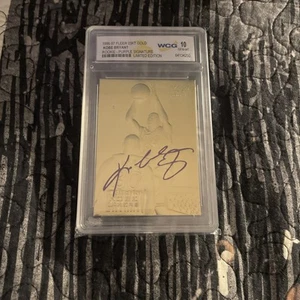 1996 FLEER🏀 23KT Gold KOBE BRYANT *ROOKIE PURPLE SIGN.* SERIE #54560 GEM 10👈 - Bild 1 von 6