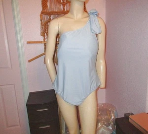 J Crew One Piece Swimsuit Size 20 Bow Shoulder Bra Full Coverage Coquette Fairy - Picture 1 of 8