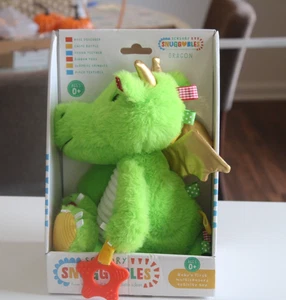 2001 Make Believe Ideas Sensory Snuggables Plüschtier Stofftier grüner Drache - Bild 1 von 7