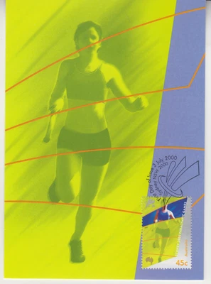 AUSTRALIA : 2000  FDC/ CARD - SCOTT # 1846  SYDNEY 2000 PARALYMPIC GAMES - Image 1 of 2