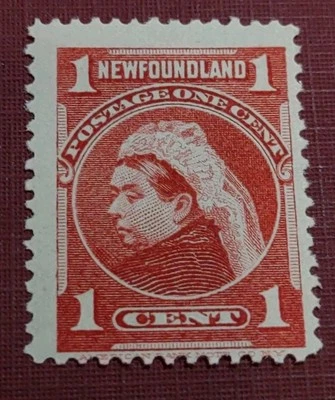 Terranova 1897, sello QV, Scott #79 Carmine 🌹 OneCts MOG (0906-1) Foto 1 de 2