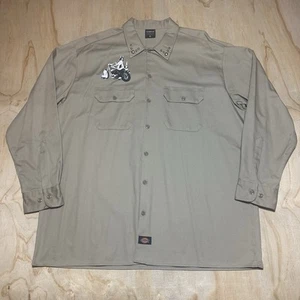 SLUMERICAN Yelawolf Dickies Button Up Long Sleeve Shirt Men’s XL Biker Girl - Picture 1 of 9
