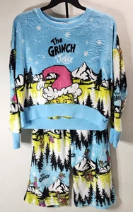 Justice Girls Size Medium (10) Grinch Pajama Set Shirt & Pants NEW - Picture 1 of 9