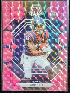 2023 Panini Mosaic Football - #352 Tank Dell Pink Camo Prizm (RC) Texans Rookie  - Bild 1 von 2