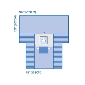 Medline Kaiserschnitt OP-Folie mit Beutel und Fenestration - Bild 1 von 5