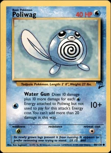 Pokemon - Poliwag #088/130 - Base Set 2 Common - Bild 1 von 2