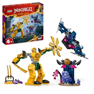 LEGO NINJAGO Arin’s Battle Mech, Action Figure Ninja Toy for 4 Plus Year Old Boy - Imagen 1 de 4