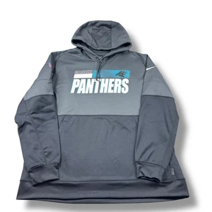 Nike NFL On-Field Carolina Panthers Sideline Performance Hoodie Mens 2XL LNWOT - Picture 1 of 9
