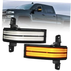 Luz marcadora de espejo lateral Switchback ámbar señales de giro Chevy/GMC 2016-2019 - Imagen 1 de 8
