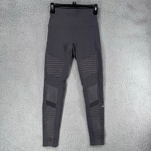 ALO YOGA Womens Airlift High Waist Rise Second Skin Gray Leggings Size S A0 - Picture 1 of 6