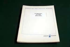 HP 60063B OPERATING AND SERVICE MANUAL - Picture 1 of 1