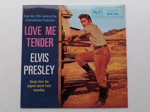 ELVIS PRESLEY LOVE ME TENDER U.K. E.P. 1982 PRESSING - Picture 1 of 4