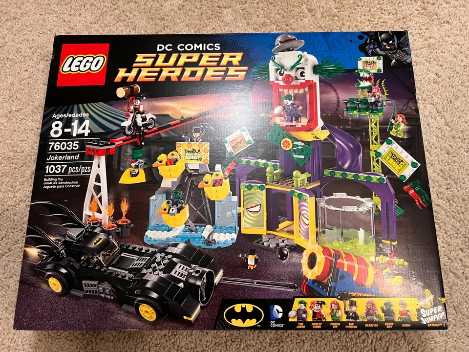 LEGO DC Super Heroes Jokerland (76035) Batman Robin Beast Boy Starfire TOTALMENTE NUEVO Foto 1 de 4