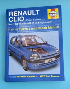 Hanes Manual Renault Clio MAY 1998 TO MAY 2001 HARDBACK - Picture 1 of 5