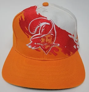 Vintage Tampa Bay Buccaneers Logo Athletics NFL Proline Splash Snapback Hat - Picture 1 of 21