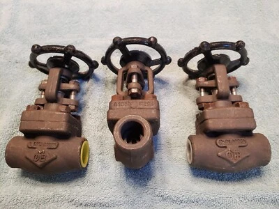 OMB 3/4" GATE VALVE OIL/GAS CLASS 800 1975 PSI API 602 ISO 15761 GREAT VALUE! - Image 1 of 4