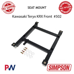 Simpson Racing Kawasaki Teryx KRX 1000 Front Seat Mount - Front #502K - Picture 1 of 6