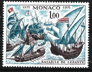 Mónaco - 400. Año Batalla Naval de Lepanto MNH 1972 Mi. 1028 - Imagen 1 de 1