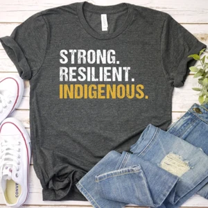 Strong Resilient Indigenous Cherokee Native American Tribe Tshirt Gift Tee - Picture 1 of 3