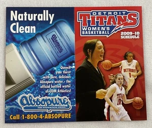 CBK Detroit Titans 2009-10 Women's Basketball Schedule-Absopure - Picture 1 of 2
