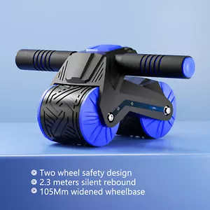 Abdominal Wheel Widened Workout Automatic Rebound Belly Wheel Safe - Picture 1 of 15