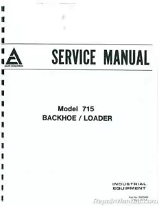 Allis Chalmers 715 Service Manual - Picture 1 of 1
