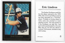 Eric Lindros 1991 Investor's Journal Issue Quebec Nordiques Rookie Card  #8