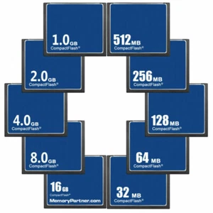 Indmem OEM 32/64/128/ 256/512MB Compactflash CF Speicherkarte Standard SD - Picture 1 of 6