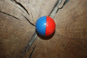 PALO DE GOLF PING VINTAGE AZUL Y ROJO BANFF SPRINGS - Imagen 1 de 4