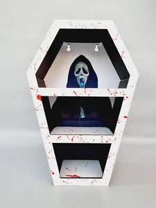 Coffin Shelving Display Gothic Homeware - Ghostface - Scream - Picture 1 of 2