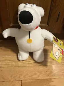 Family Guy Cartoon TV Show Brian 12" Plush Dog by Nanco 2004 NWT - Picture 1 of 8