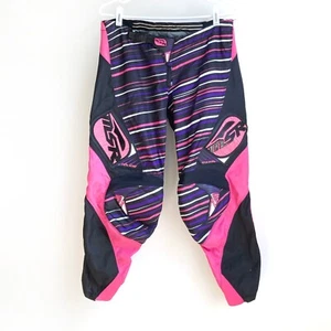 MSR Starlet Motorcross Pants Women sz 10 Pink Black Purple Axxis Cycle Sport CE1 - Bild 1 von 15