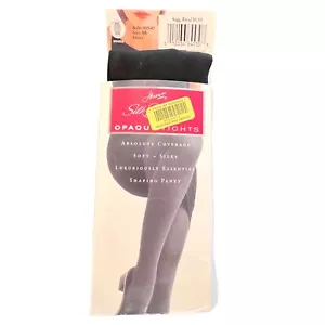 Medias Hanes Silk Reflections Opacas Control Top Ébano Talla AB Estilo 00N45 NUEVAS - Imagen 1 de 3
