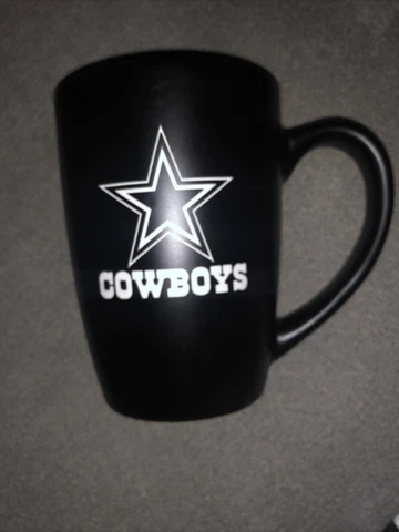 Pro Shop Dallas Cowboys NFL Ceramic Coffee Mug Tea Cup 12 oz Black Cover