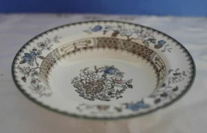 Spode Copeland chinesische rosa grüner Rand blaue Blume kleine Schale mehrere verfügbar - Bild 1 von 6