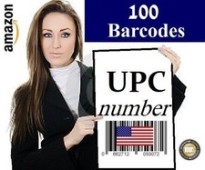 100 UPC Numbers UPC Barcodes EAN Bar Code UPC Number Labels US UK EU Amazon