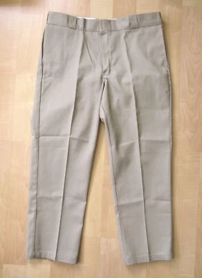 NWOT Dickies 874 Original Fit Khaki Brown Poly Cotton Work Uniform Pants 40x30 - Image 1 of 4