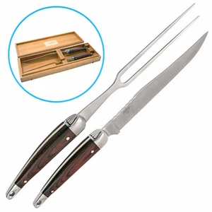 Laguiole Tranchierbesteck Tranchiergabel Fleischgabel Serviergabel Fleischmesser - Bild 1 von 5