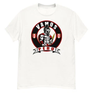 peruanisches T-Shirt VAMOS PERU FPF Herren klassisches T-Shirt - Bild 1 von 14