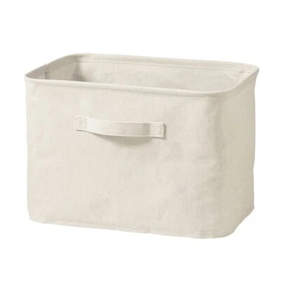 Caja Suave MUJI Poliéster Lino, Plegable, 37x26x26cm Nueva Foto 1 de 4