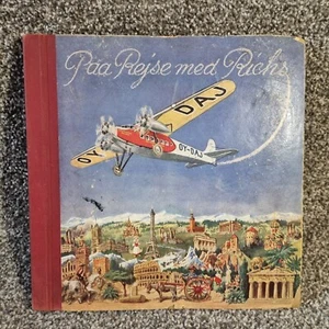 Richs 1936 On A Journey With Richs Paa Rejse Med Richs Danish Tobacco Card Album - Bild 1 von 6